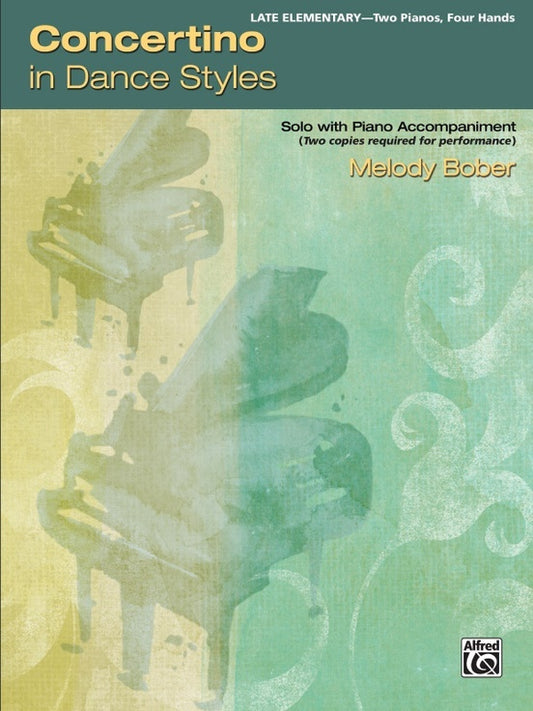 Concertino In Dance Styles 2 Piano 4 Hands