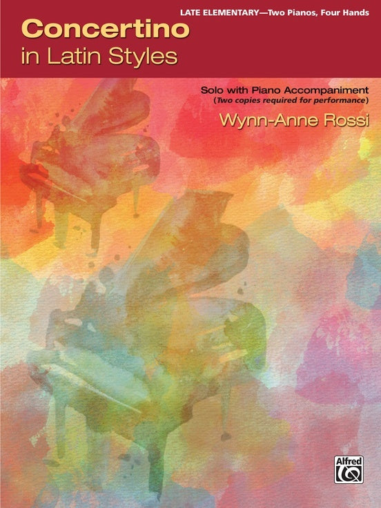 Concertino In Latin Styles 2 Piano 4 Hands