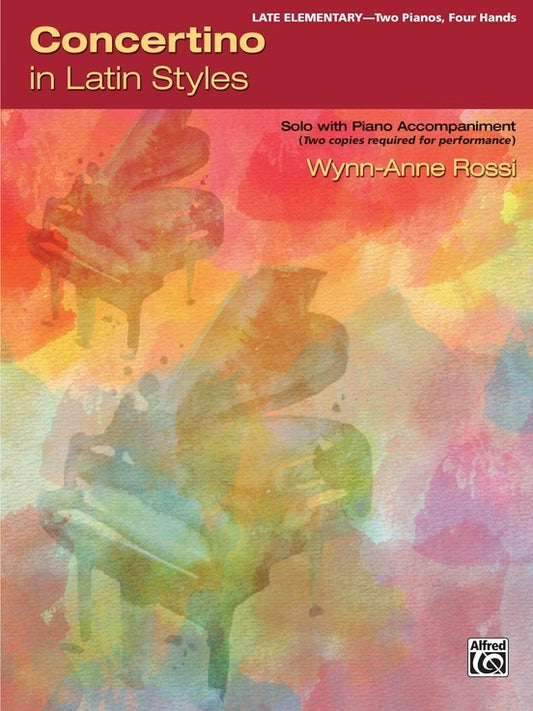 Concertino In Latin Styles 2 Piano 4 Hands