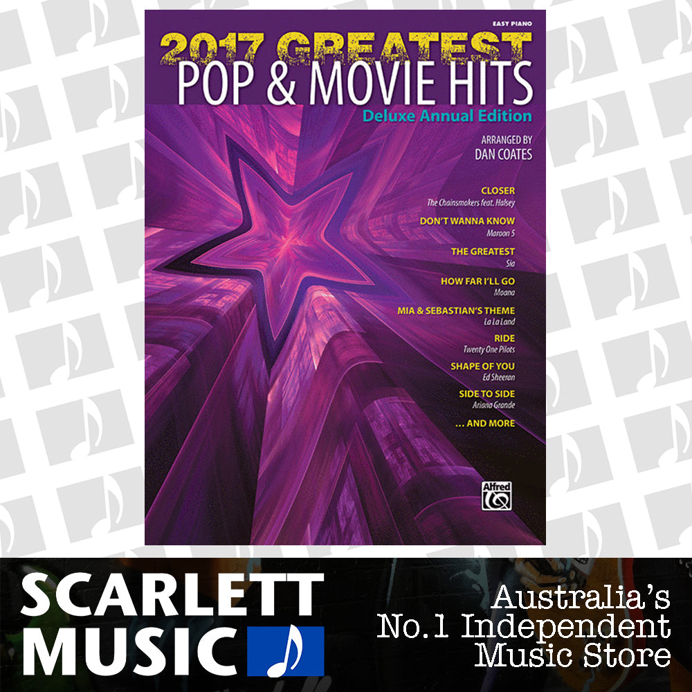 2017 Greatest Pop and Movie Hits Easy Piano Book - Various Artists — view 2