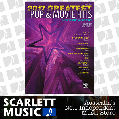 2017 Greatest Pop and Movie Hits Easy Piano Book - Various Artists — view 2