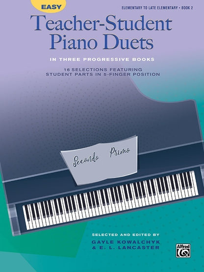 Easy Teacher-Student Piano Duets Book 2