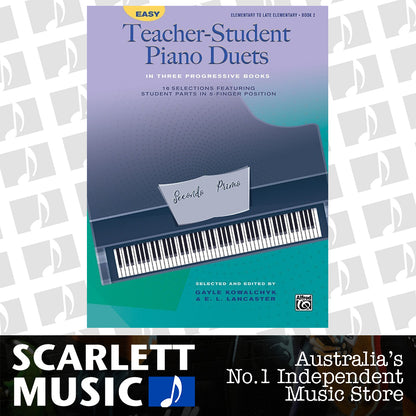 Easy Teacher-Student Piano Duets Book 2 — view 2