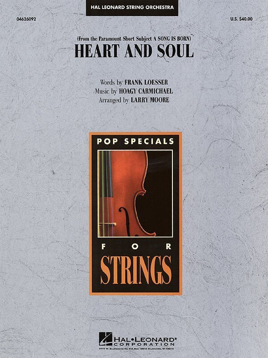 Heart And Soul String Orch Gr 3 Arr Moore