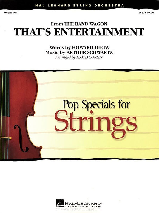 Pop Specials for Strings - Thats Entertainment  (C/R)