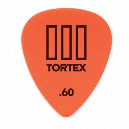 72 x Jim Dunlop Tortex TIII Orange 0.60mm Guitar Picks T3 Bulk Bag 462R