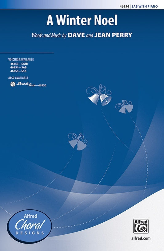 A Winter Noel SAB Choral Sheet Music for 3 Part Mixed Voices