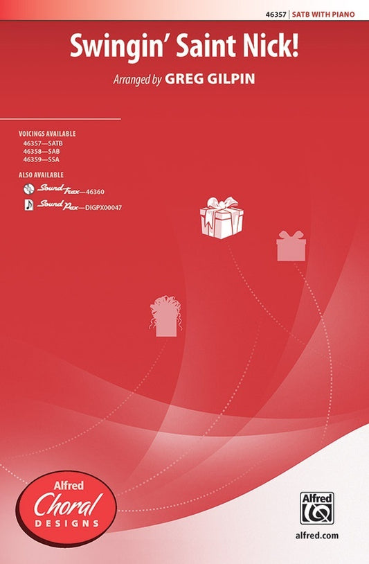 Swingin Saint Nick SATB Choral Sheet Music