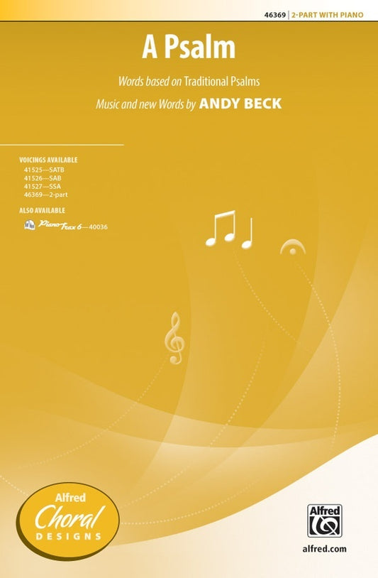 A Psalm 2 Part Choral Sheet Music
