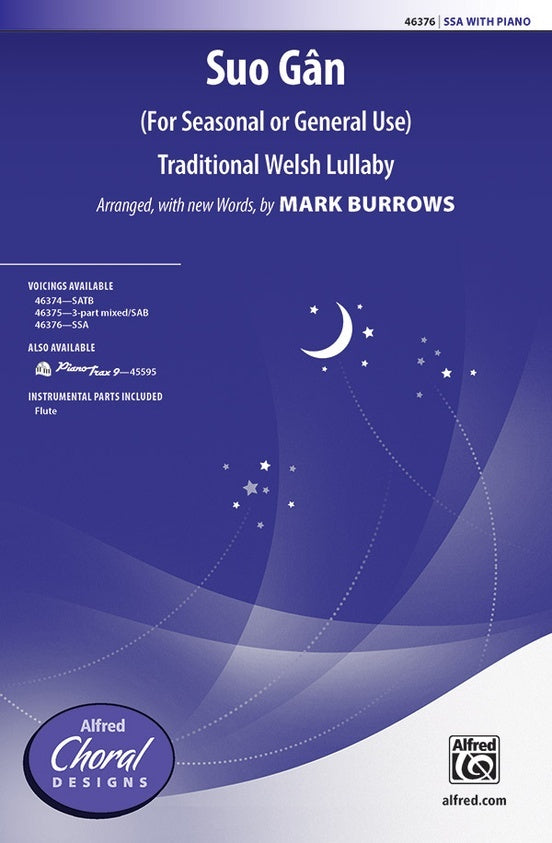 Suo Gan SSA Choral Sheet Music with Optional Flute