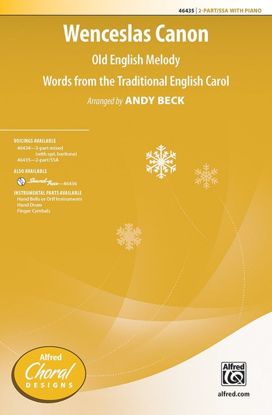 Wenceslas Canon SA/SSA Choral Sheet Music