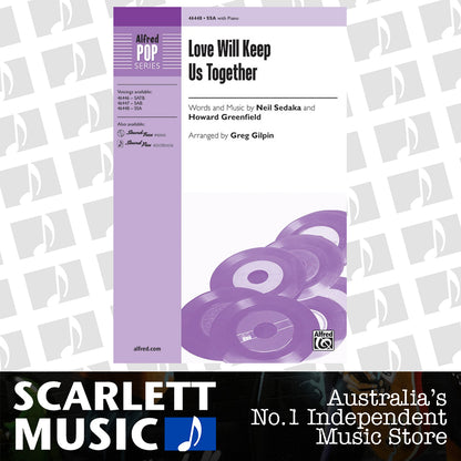 Love Will Keep Us Together SSA — view 2
