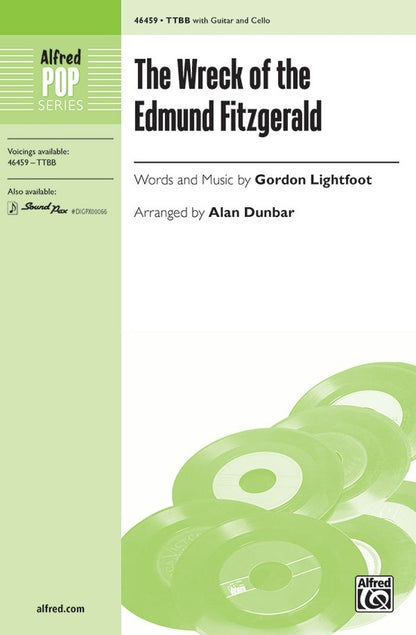 Wreck of the Edmund Fitzgerald TTBB Choral Sheet Music