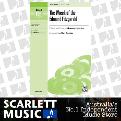 Wreck of the Edmund Fitzgerald TTBB Choral Sheet Music — view 2