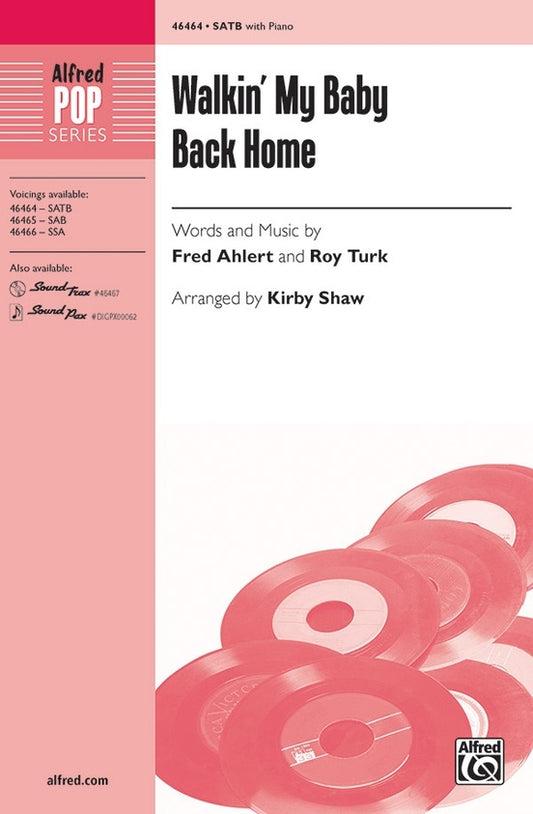Walkin' My Baby Back Home SATB Choral Sheet Music
