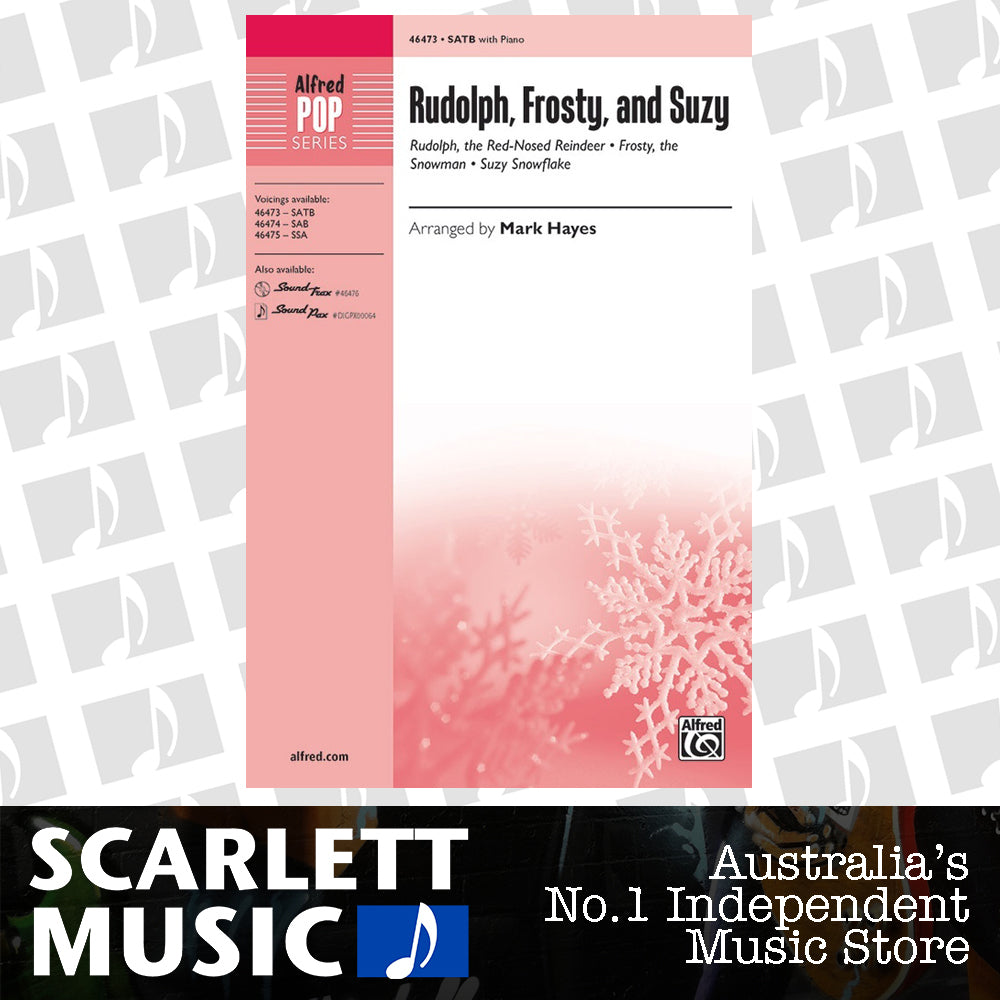 Rudolph Frosty And Suzy SATB — view 2