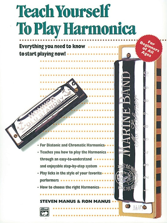 Alfred's Teach Yourself to Play Harmonica Book