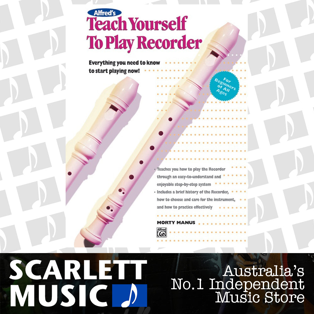 Alfred's Teach Yourself to Play Recorder - Recorder Sheet Music — view 2