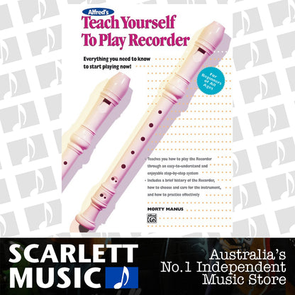 Alfred's Teach Yourself to Play Recorder - Recorder Sheet Music — view 2