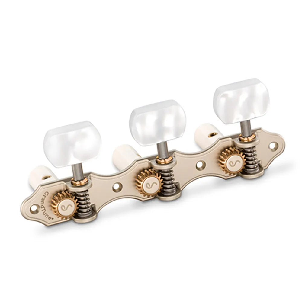 Schaller GrandTune Classic Hauser SatinPearl/PWS White Machine Heads for Classical Guitar