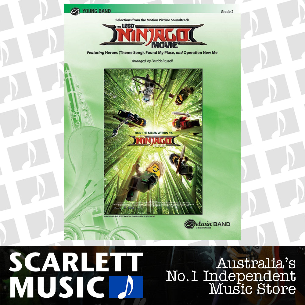 The Lego Ninjago Movie Arr Patrick Roszell Concert Band Sheet Music — view 2