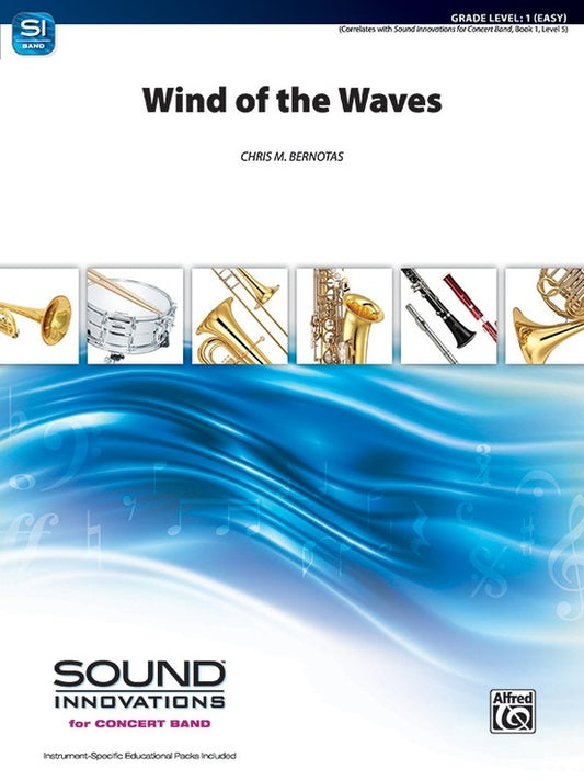 Wind of the Waves Concert Band Sheet Music CB Gr 1 Bernotas Chris