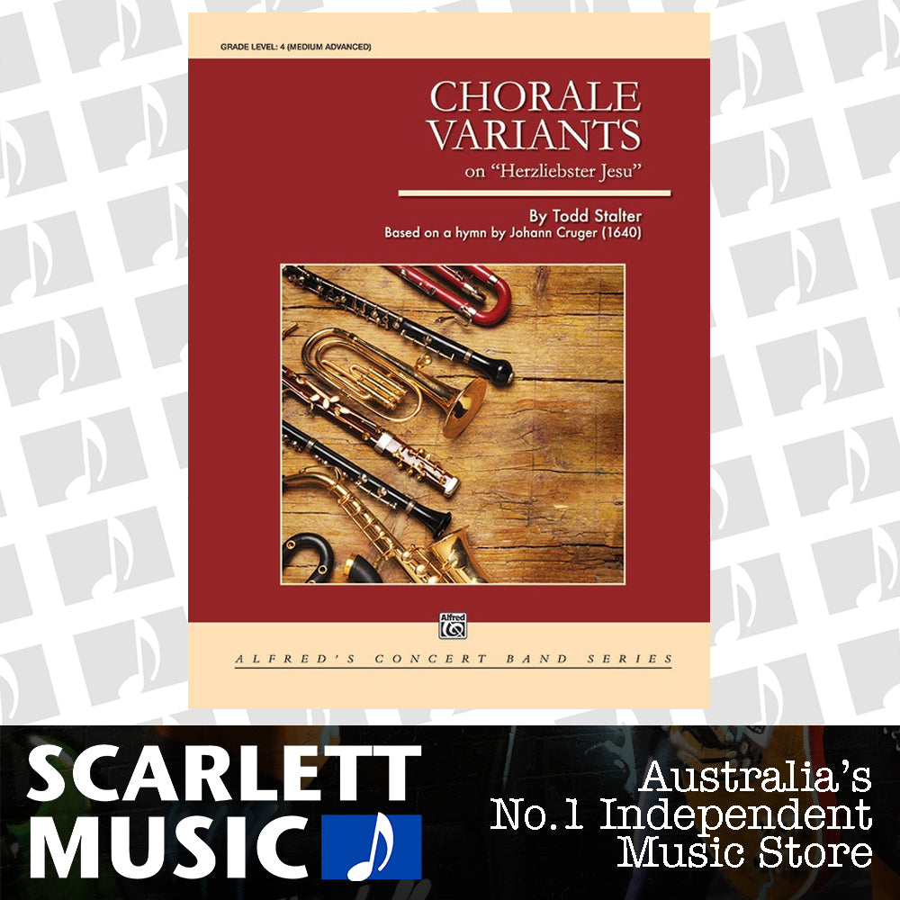 Chorale Variants On Herzliebster Jesu Concert Band Gr 4 — view 2