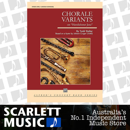 Chorale Variants On Herzliebster Jesu Concert Band Gr 4 — view 2