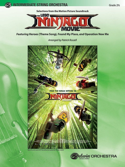 The Lego Ninjago Movie Selections String Orchestra Gr 2.5