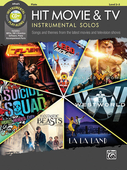 Hit Movie and TV Instrumentals Solos For Flute Book and CD