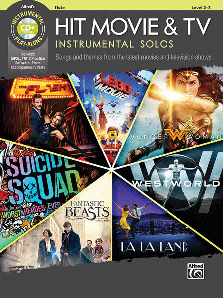 Hit Movie and TV Instrumentals Solos For Flute Book and CD
