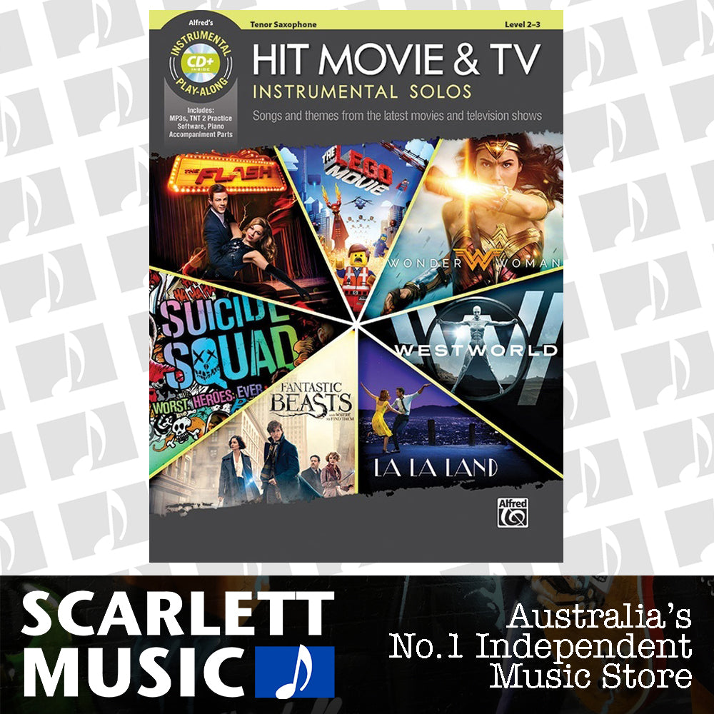 Hit Movie And Tv Instrumental Solo Tenor Sax Book/CD — view 2