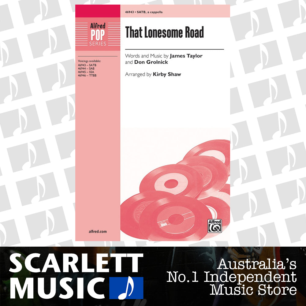 That Lonesome Road SATB — view 2