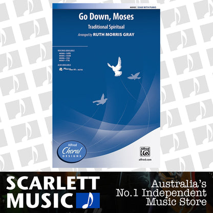 Go Down Moses SSAB — view 2