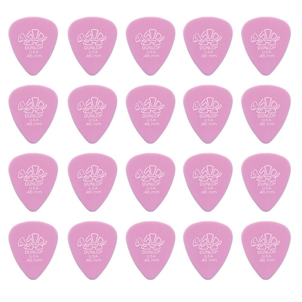 20 x Dunlop Premium DELRIN 500 .46MM Gauge Guitar Picks 41R