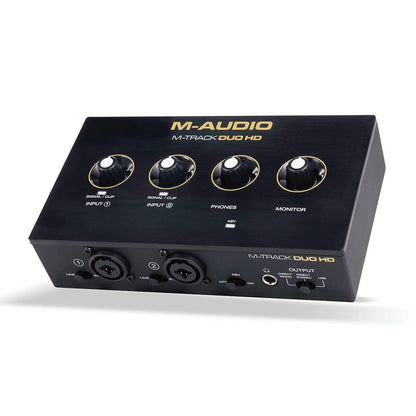 M-Audio M-Track Duo HD 2-in/2-out USB-C Audio Interface for Mac, PC, iOS, Android 24-bit/192kHz with Software Bundle