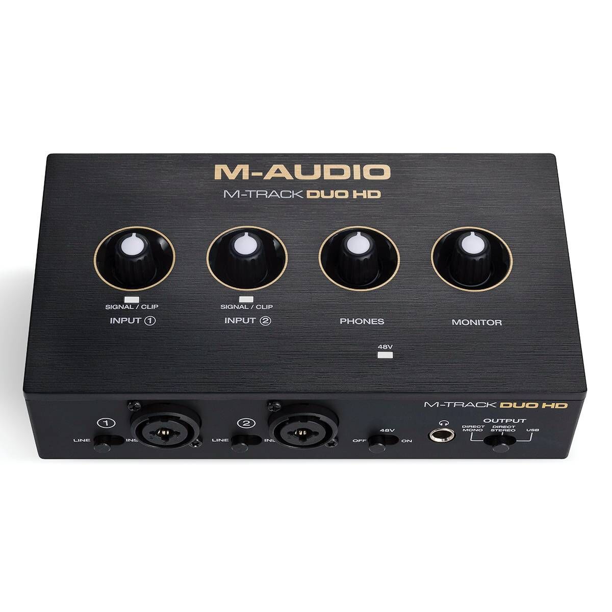 M-Audio M-Track Duo HD 2-in/2-out USB-C Audio Interface for Mac, PC, iOS, Android 24-bit/192kHz with Software Bundle — view 2