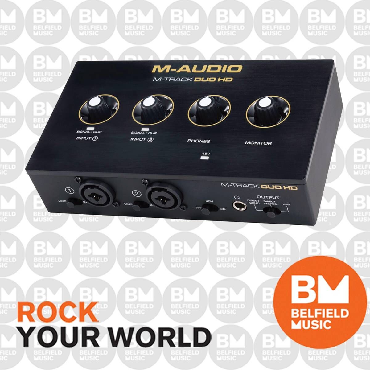 M-Audio M-Track Duo HD 2-in/2-out USB-C Audio Interface for Mac, PC, iOS, Android 24-bit/192kHz with Software Bundle — view 6