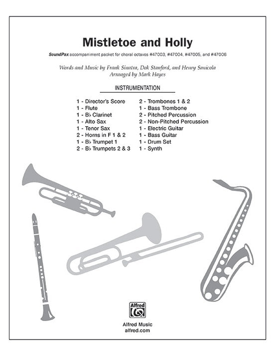 Mistletoe And Holly Soundpax Instrumental Parts