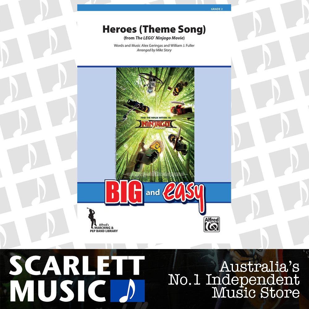 Heroes (Theme Song) Marching Band Gr 2 — view 2