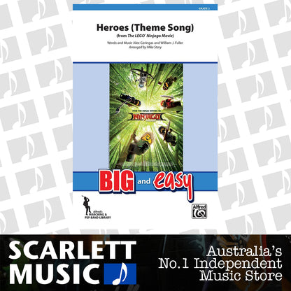 Heroes (Theme Song) Marching Band Gr 2 — view 2
