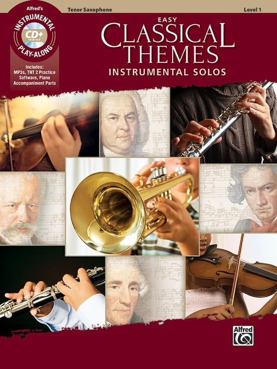 Easy Classical Themes Inst Solos TSax Book/CD