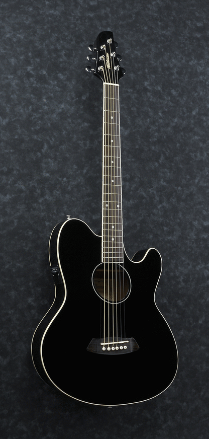 Ibanez TCY10E BK Acoustic-Electric Guitar (Black High Gloss) — view 4