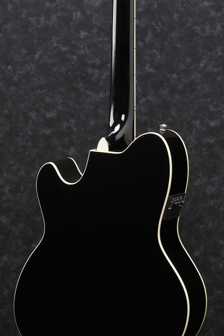 Ibanez TCY10E BK Acoustic-Electric Guitar (Black High Gloss) — view 3