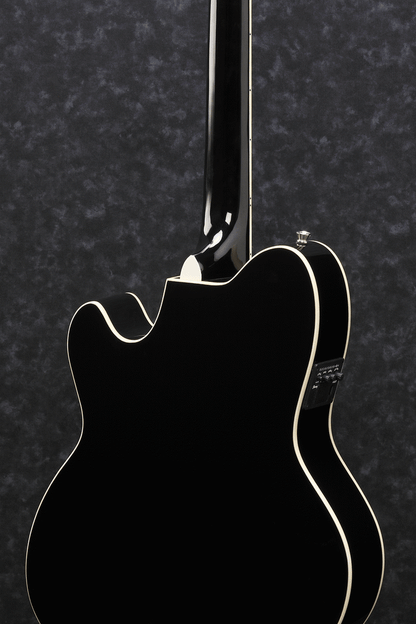Ibanez TCY10E BK Acoustic-Electric Guitar (Black High Gloss) — view 3