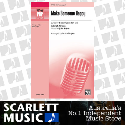 Make Someone Happy SATB — view 2