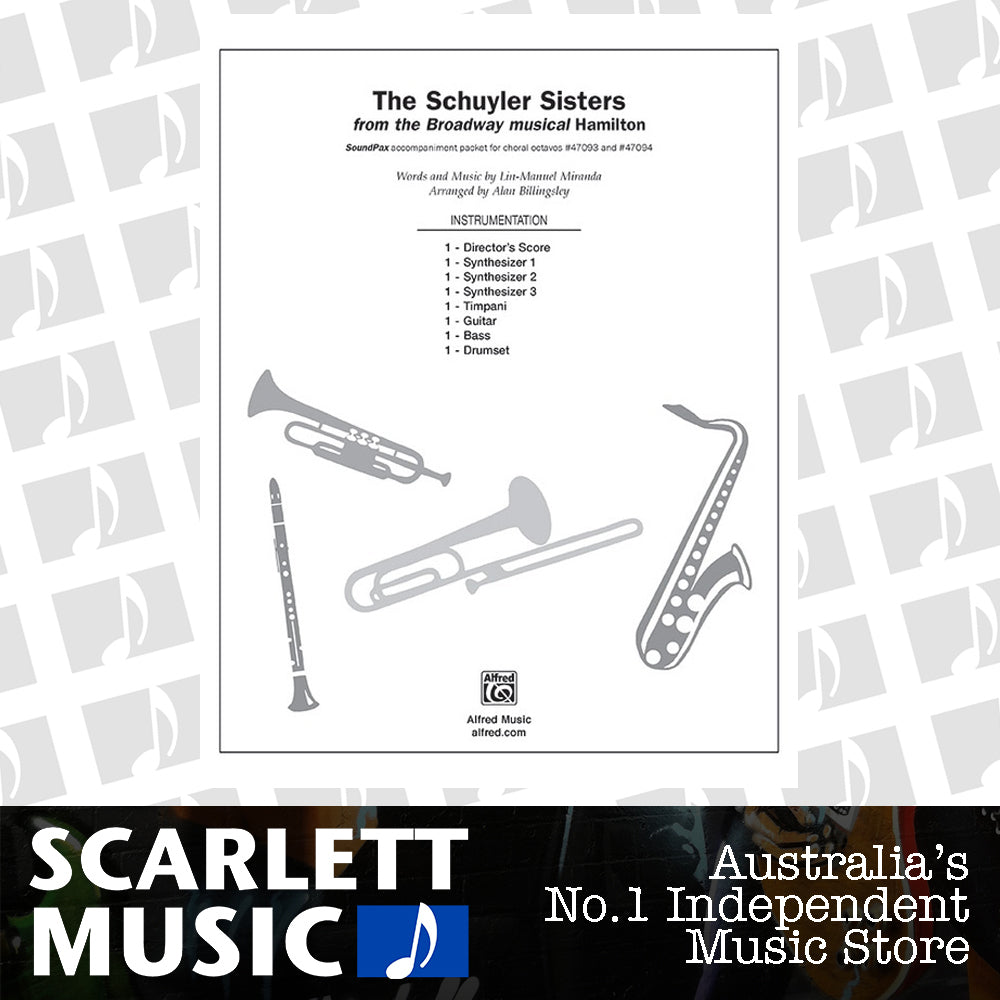 The Schyuler Sisters From Hamilton Soundpax Parts — view 2