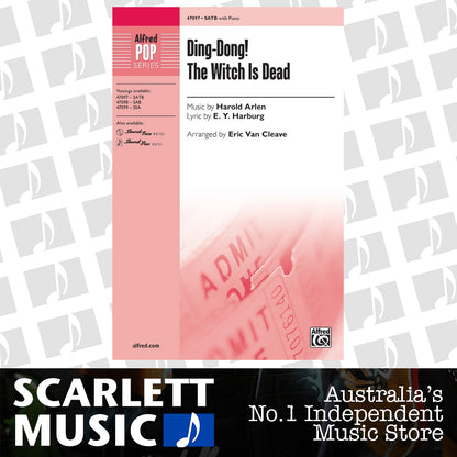 Ding-Dong! The Witch Is Dead SATB — view 2