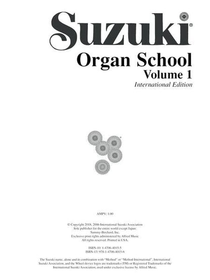 Suzuki Organ School Volume 1 Book and CD — view 2
