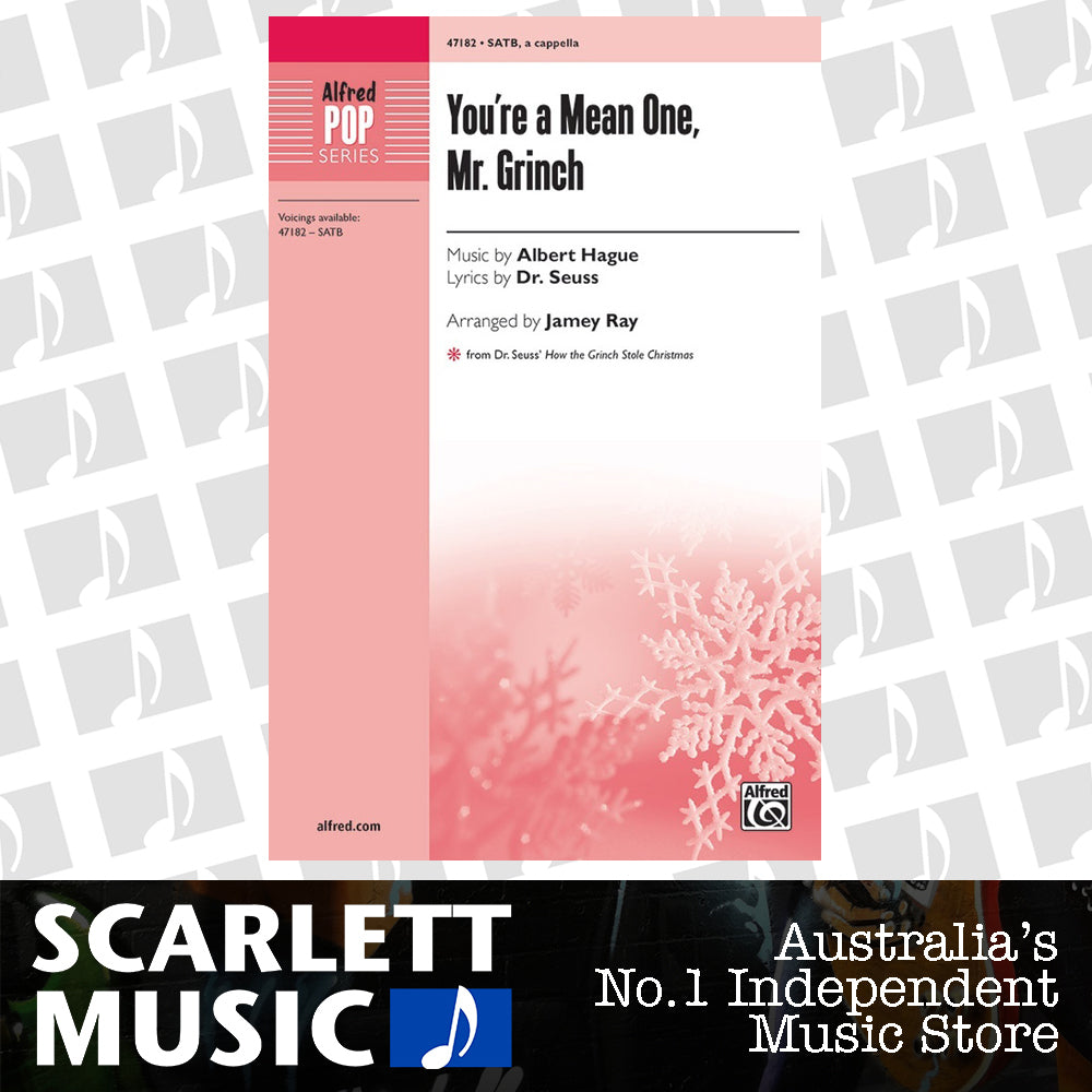 You'Re A Mean One Mr Grinch SATB — view 2
